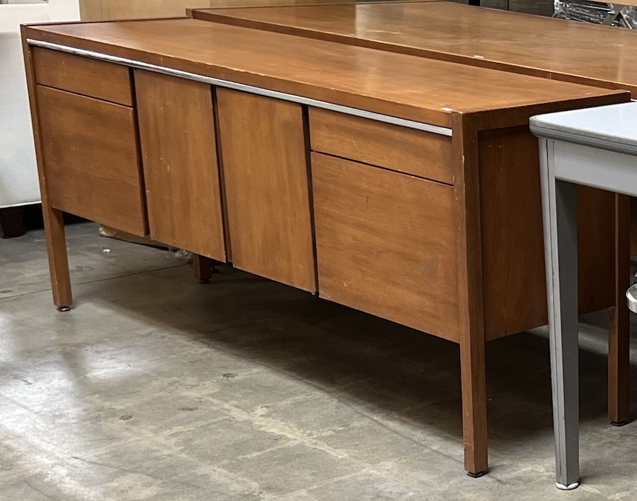 Hotel Surplus Vintage MidCentury Office Credenza (Matching Desk